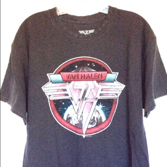 van halen distressed tee